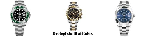 stroili oro simil rolex|Gli orologi più simili ai Rolex .